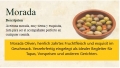 Oliven Morada mit Stein in kräftigen Sud eingelegt (600 g)